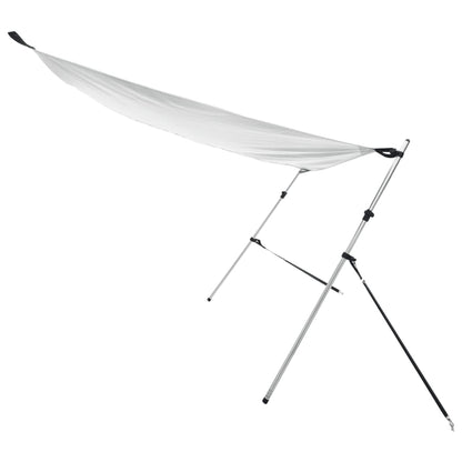 vidaXL Extension d'ombrage T-Top blanc 170x170x(113-182,5) cm