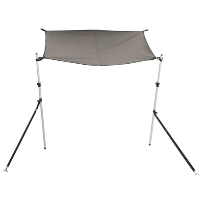 vidaXL Extension d'ombrage gris anthracite 170x170x(113-182,5) cm