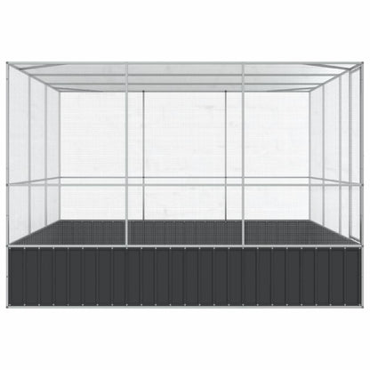 vidaXL Volière argenté 311x307x212 cm acier