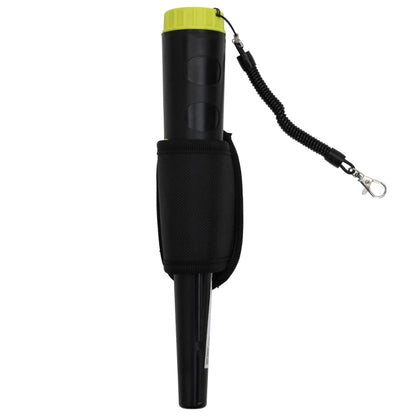 vidaXL Détecteur de métaux pinpointer avec écran LCD noir et jaune