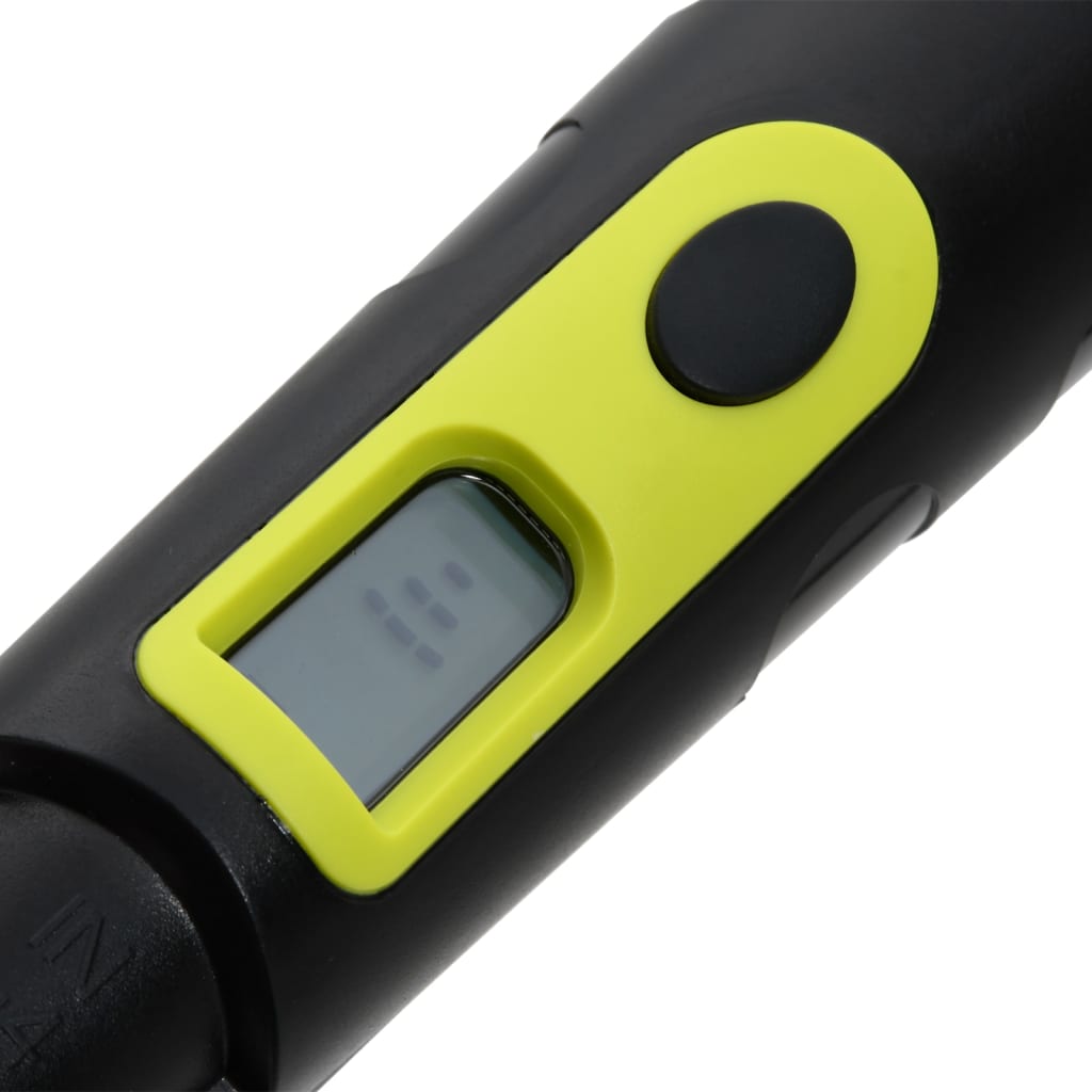 vidaXL Détecteur de métaux pinpointer avec écran LCD noir et jaune