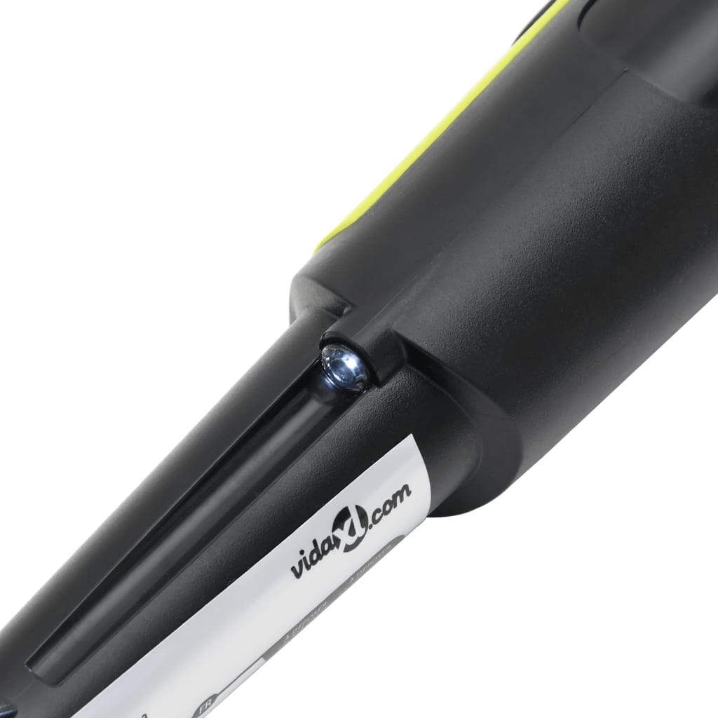 vidaXL Détecteur de métaux pinpointer avec écran LCD noir et jaune