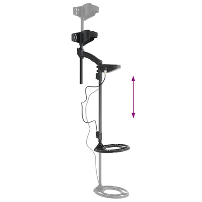 vidaXL Détecteur métaux réglage automatique profondeur recherche 18 cm