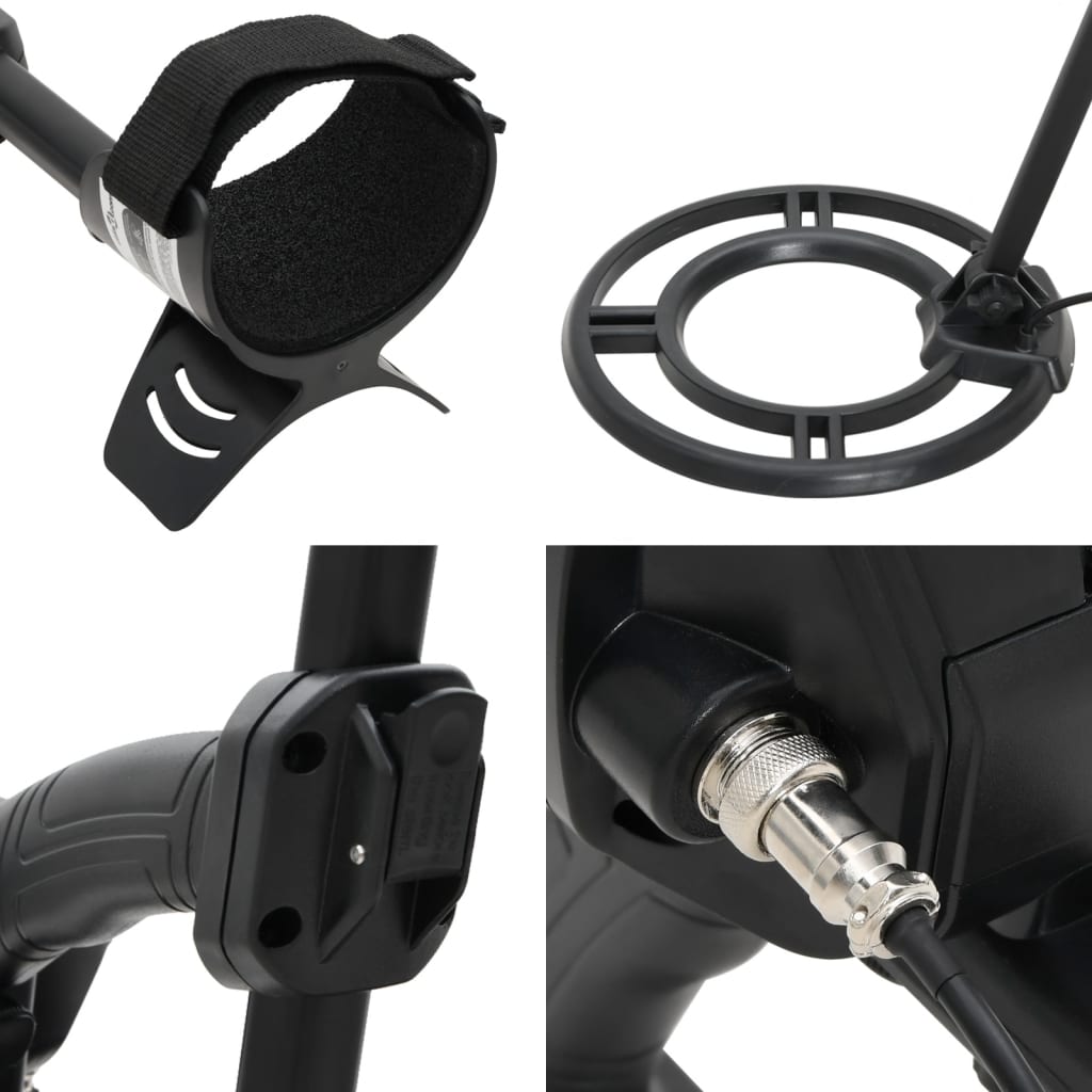 vidaXL Détecteur métaux réglage automatique profondeur recherche 18 cm