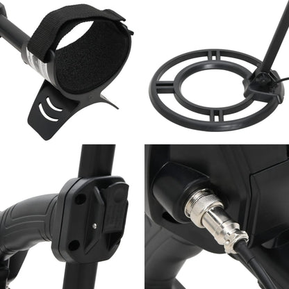 vidaXL Détecteur métaux réglage automatique profondeur recherche 18 cm