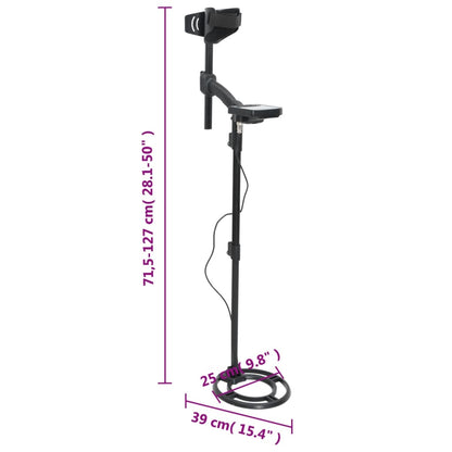 vidaXL Détecteur métaux réglage automatique profondeur recherche 18 cm