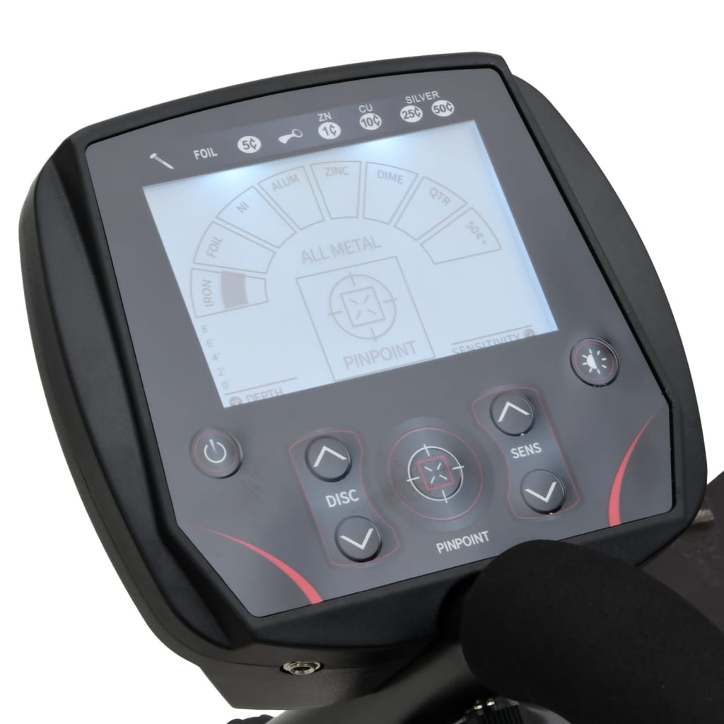 vidaXL Détecteur métaux 20 cm profondeur recherche écran LCD