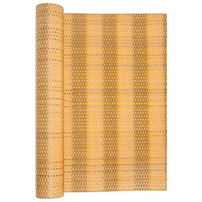 vidaXL Paravent de balcon marron clair 400x80 cm résine tressée