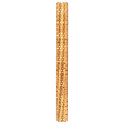 vidaXL Paravent de balcon marron clair 400x80 cm résine tressée
