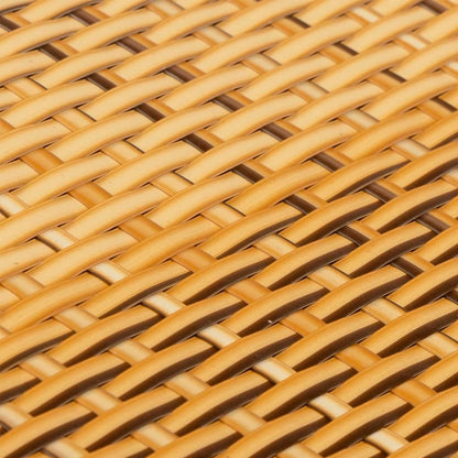 vidaXL Paravent de balcon marron clair 400x80 cm résine tressée