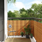 vidaXL Paravent de balcon marron clair 400x80 cm résine tressée