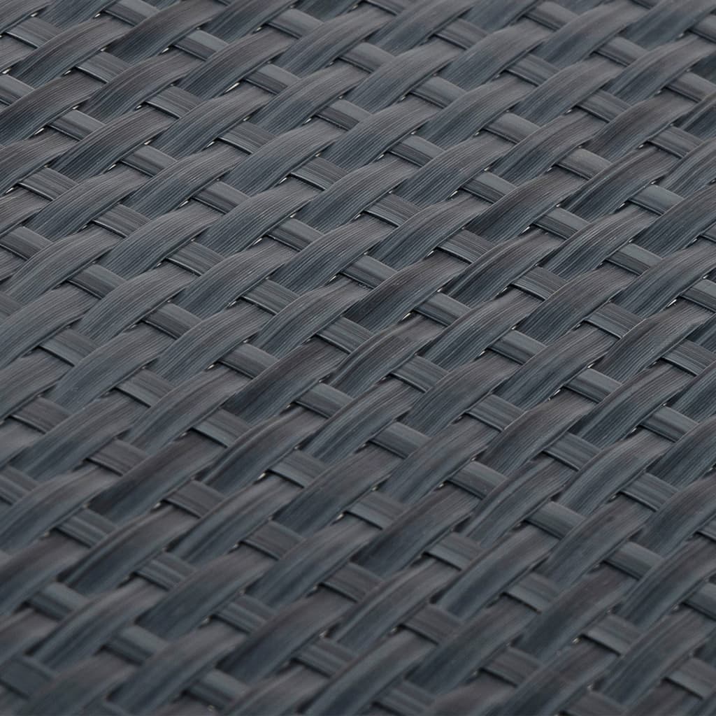 vidaXL Paravents de balcon 10 pcs anthracite 255x19 cm résine tressée