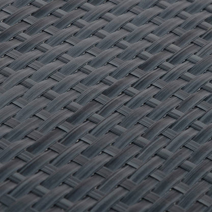 vidaXL Paravents de balcon 10 pcs anthracite 255x19 cm résine tressée