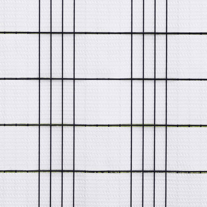 vidaXL Paravents de balcon 10 pcs blanc 255x19 cm résine tressée