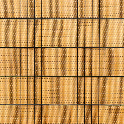 vidaXL Paravents de balcon 10 pcs marron clair 255x19cm résine tressée