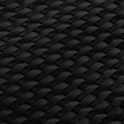 vidaXL Paravents de balcon 10 pcs noir 255x19 cm résine tressée