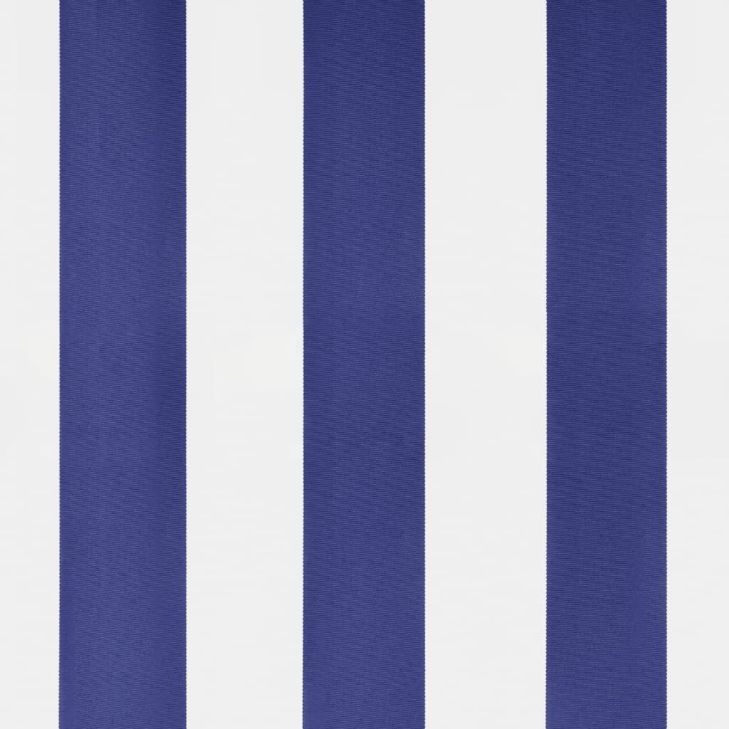 vidaXL Auvent autoportant bleu et blanc 500x300 cm tissu et acier
