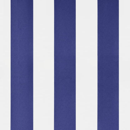 vidaXL Auvent autoportant bleu et blanc 500x300 cm tissu et acier