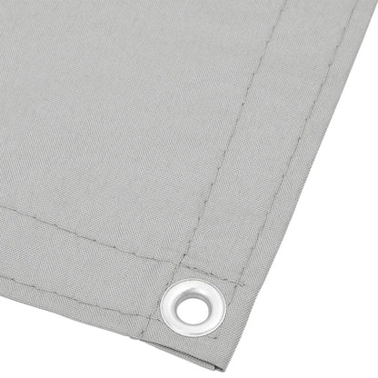 vidaXL Écran de balcon gris clair 75x400 cm 100% polyester oxford