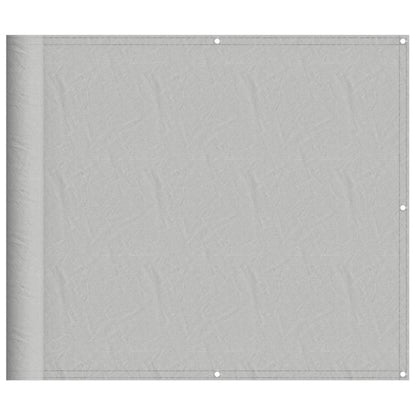 vidaXL Écran de balcon gris clair 90x300 cm 100% polyester oxford