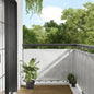 vidaXL Écran de balcon gris clair 90x400 cm 100% polyester oxford