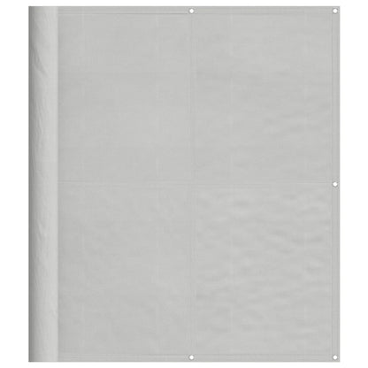 vidaXL Écran de balcon gris clair 120x300 cm 100% polyester oxford