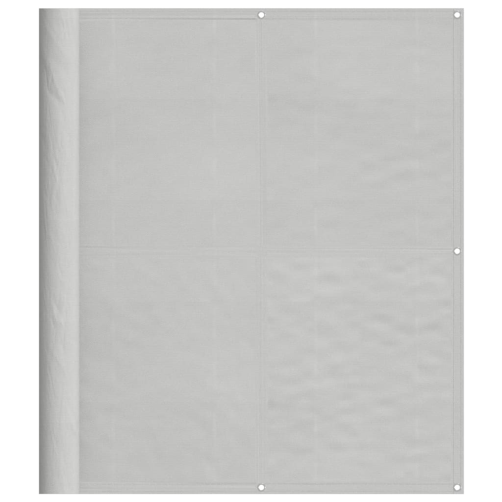 vidaXL Écran de balcon gris clair 120x400 cm 100% polyester oxford