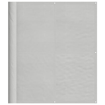 vidaXL Écran de balcon gris clair 120x400 cm 100% polyester oxford