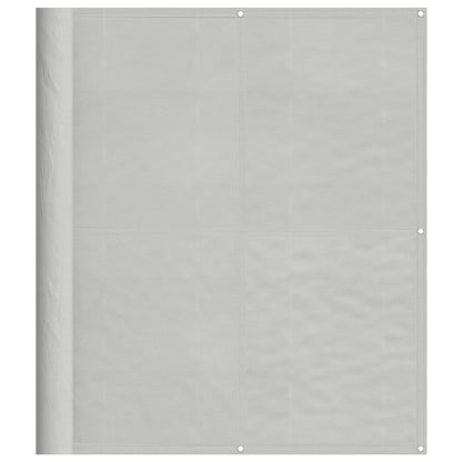 vidaXL Écran de balcon gris clair 120x500 cm 100% polyester oxford