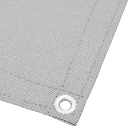 vidaXL Écran de balcon gris clair 120x500 cm 100% polyester oxford