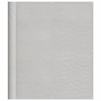 vidaXL Écran de balcon gris clair 120x600 cm 100% polyester oxford