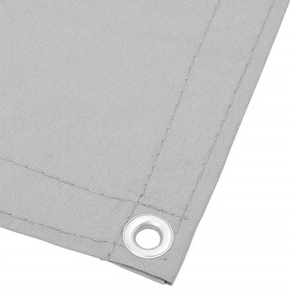 vidaXL Écran de balcon gris clair 120x600 cm 100% polyester oxford