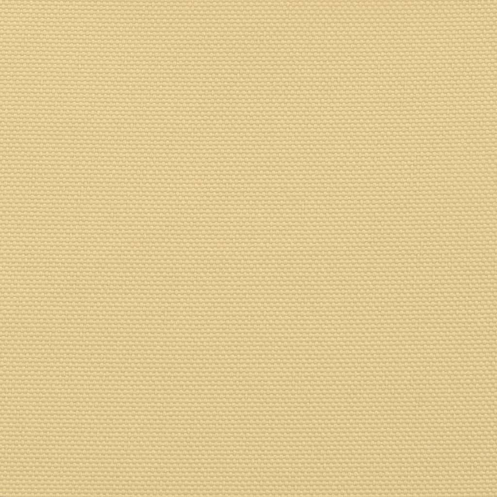 vidaXL Écran de balcon sable 75x400 cm 100% polyester oxford