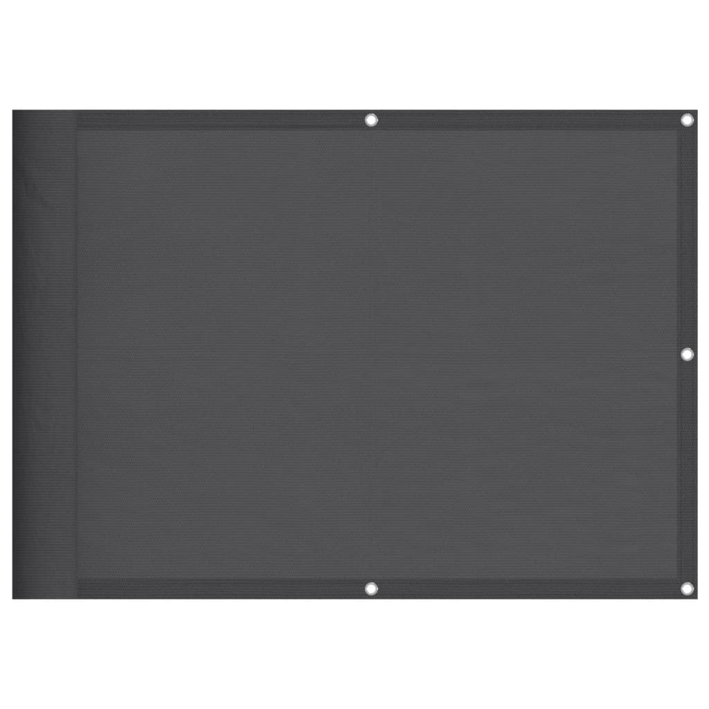 vidaXL Écran de balcon anthracite 75x800 cm 100% polyester oxford