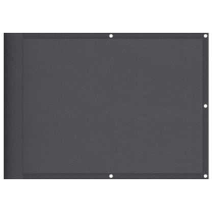 vidaXL Écran de balcon anthracite 75x800 cm 100% polyester oxford
