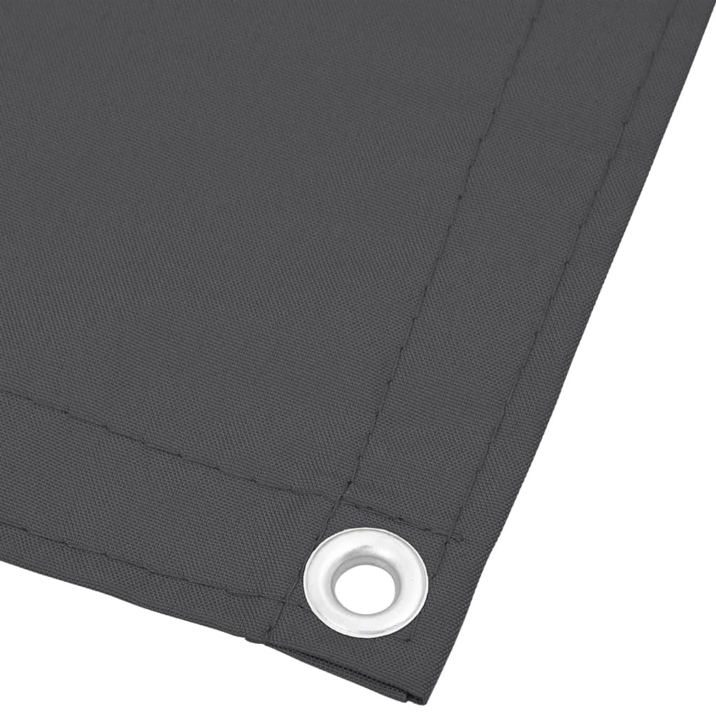 vidaXL Écran de balcon anthracite 75x800 cm 100% polyester oxford