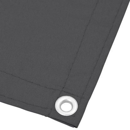 vidaXL Écran de balcon anthracite 75x800 cm 100% polyester oxford
