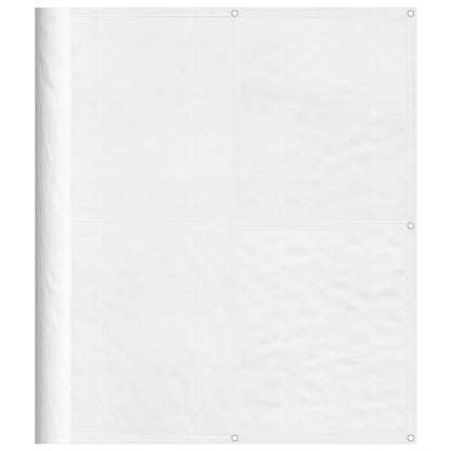 vidaXL Écran de balcon blanc 120x800 cm 100% polyester oxford
