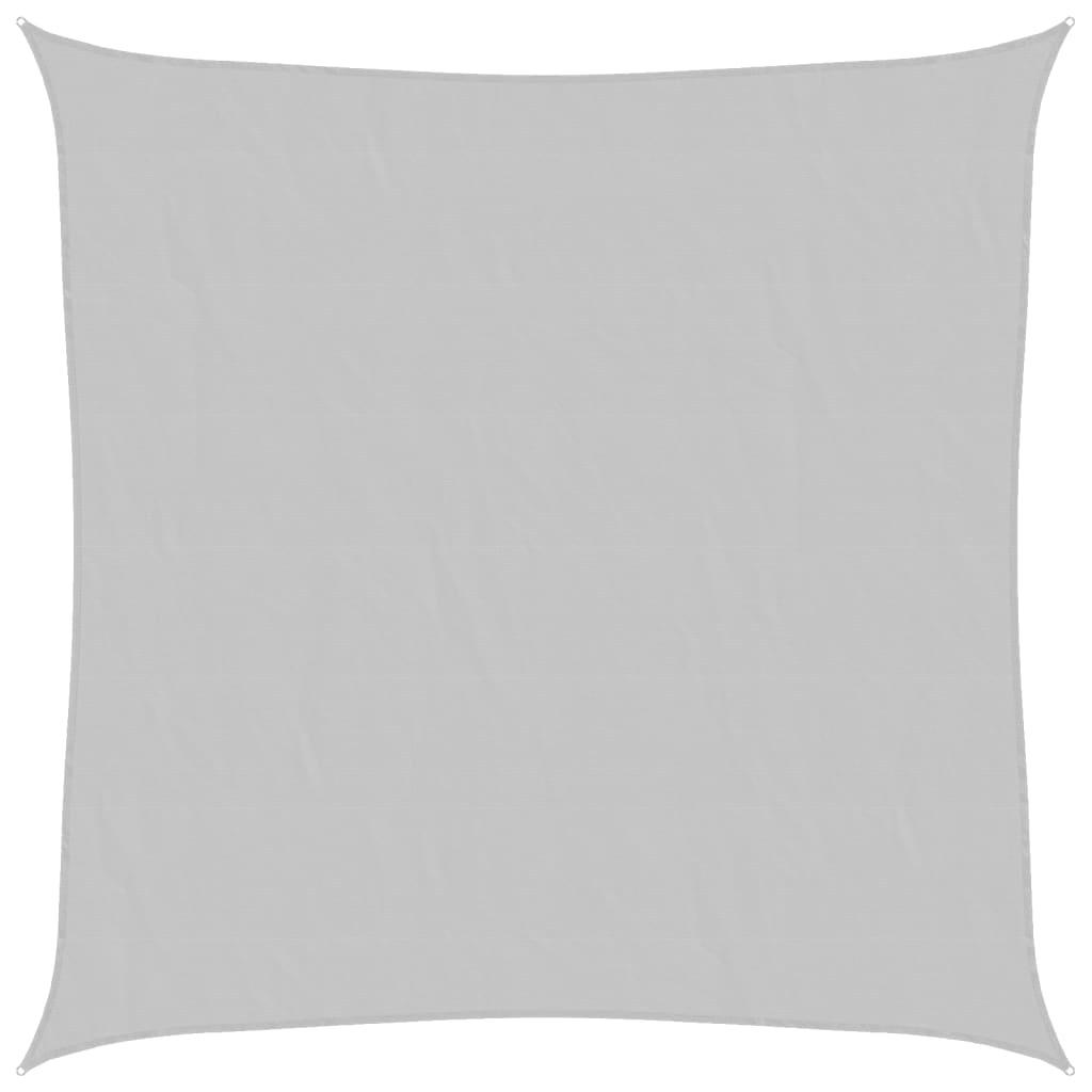 vidaXL Voile d'ombrage gris clair 3x3 m 100% polyester oxford
