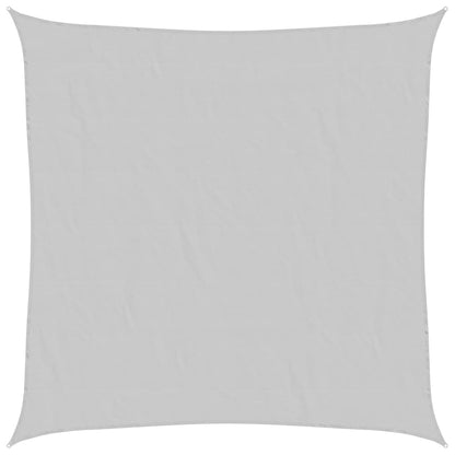 vidaXL Voile d'ombrage gris clair 4x4 m 100% polyester oxford