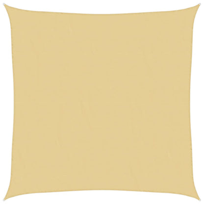 vidaXL Voile d'ombrage sable 3,6x3,6 m 100 % polyester oxford