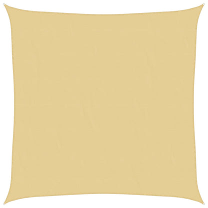 vidaXL Voile d'ombrage sable 4x4 m 100 % polyester oxford