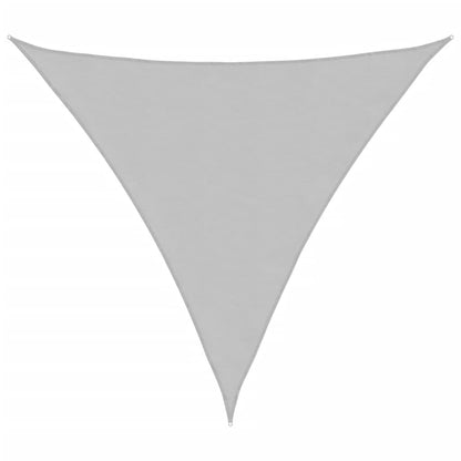 vidaXL Voile d'ombrage gris clair 3x3x3 m 100% polyester oxford