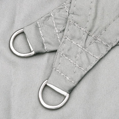 vidaXL Voile d'ombrage gris clair 3x3x4,24 m 100% polyester oxford