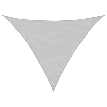 vidaXL Voile d'ombrage gris clair 3,5x3,5x4,9 m 100% polyester oxford