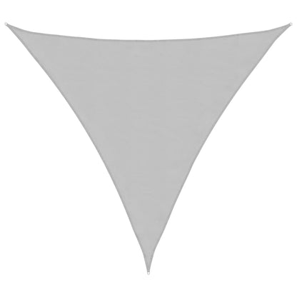 vidaXL Voile d'ombrage gris clair 4x4x4 m 100% polyester oxford
