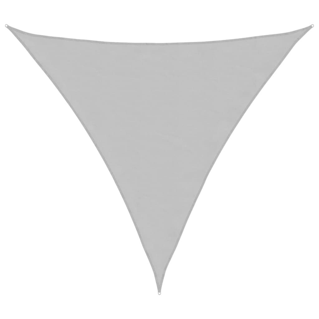 vidaXL Voile d'ombrage gris clair 4,5x4,5x4,5 m 100% polyester oxford