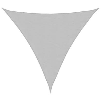 vidaXL Voile d'ombrage gris clair 4,5x4,5x4,5 m 100% polyester oxford