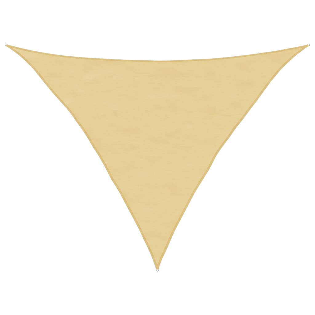 vidaXL Voile d'ombrage sable 5x5x6 m 100 % polyester oxford