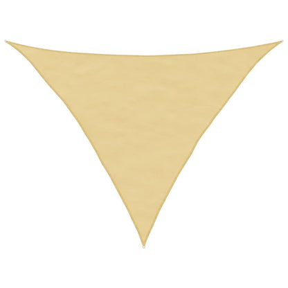 vidaXL Voile d'ombrage sable 5x5x6 m 100 % polyester oxford